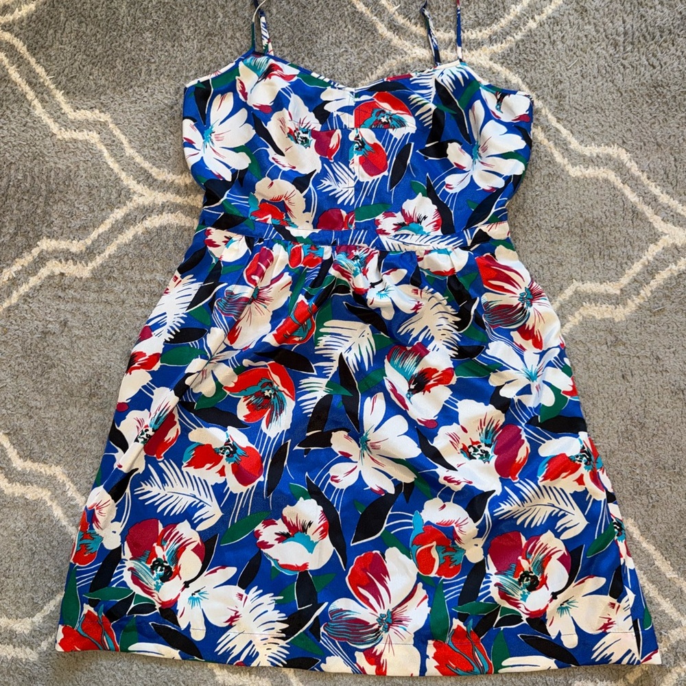 J. Crew Multicolor Patterned Dress
